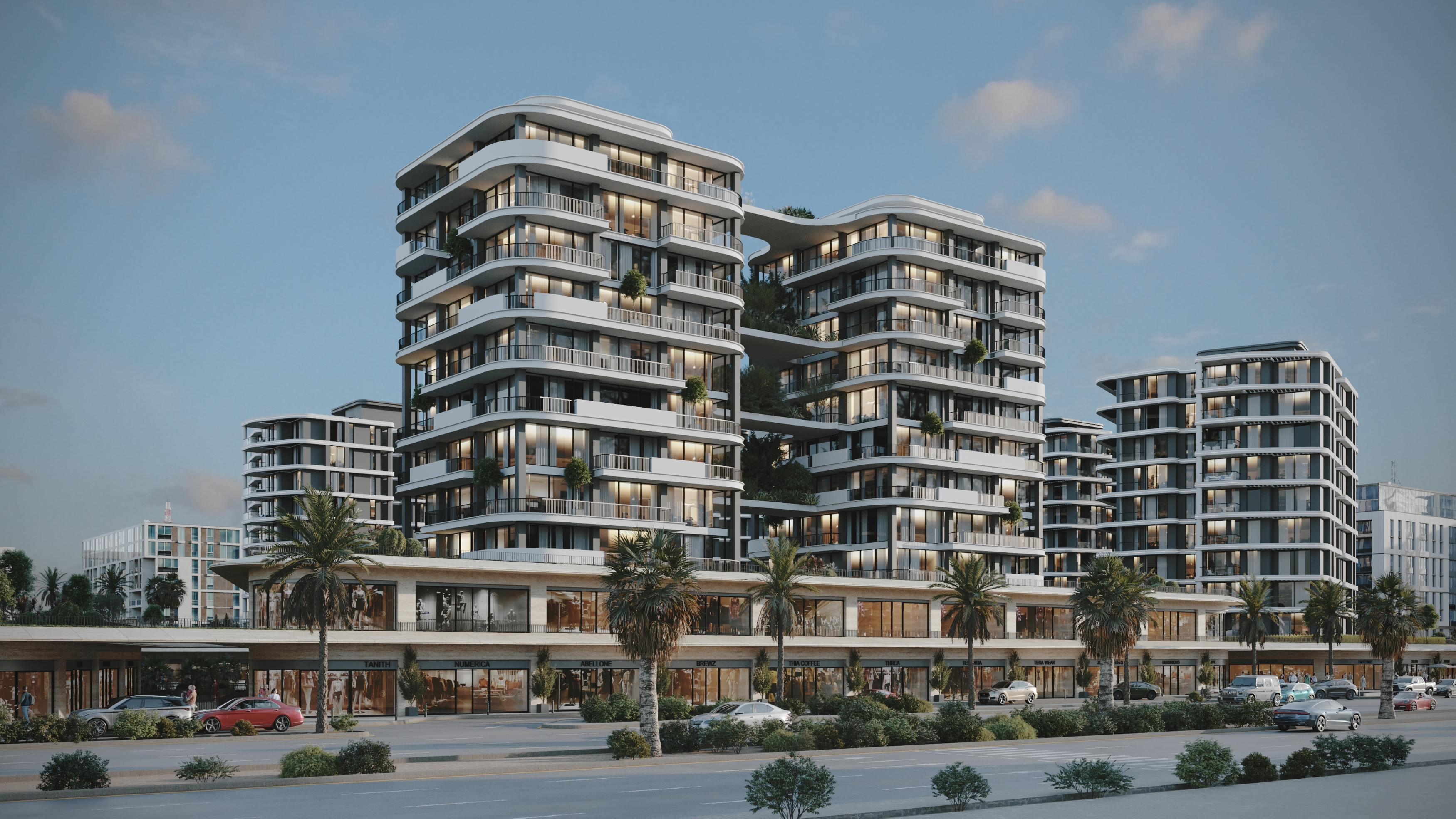 UBB Mersin Merko Konutları - Rezidans & Yaşam Alanı Dış Cephe Render